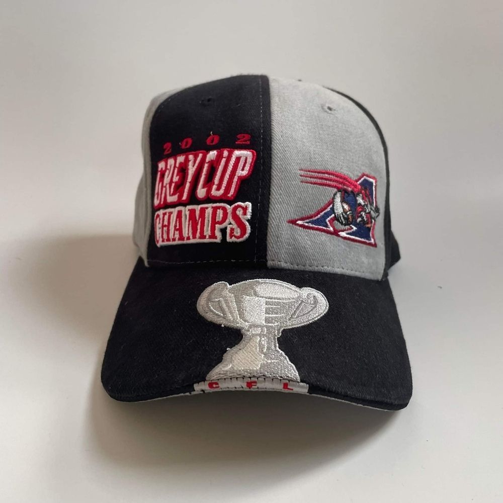 RARE VINTAGE Puma CFL 2002 Grey Cup Champions Montreal Alouettes Cap